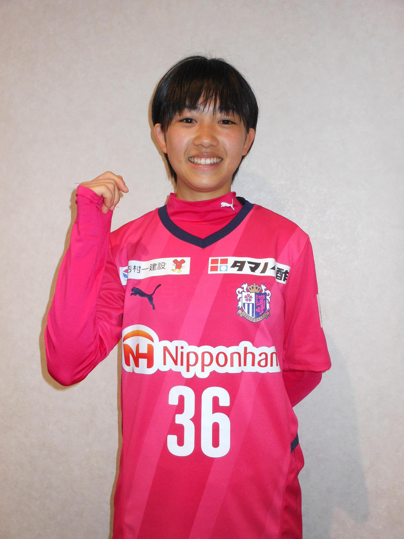 なでしこリーグデビュー戦で決勝点を奪ったC大阪堺の15歳・栗本悠加