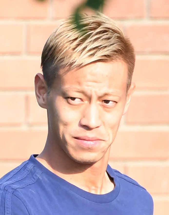 本田圭佑（2018年7月3日撮影）