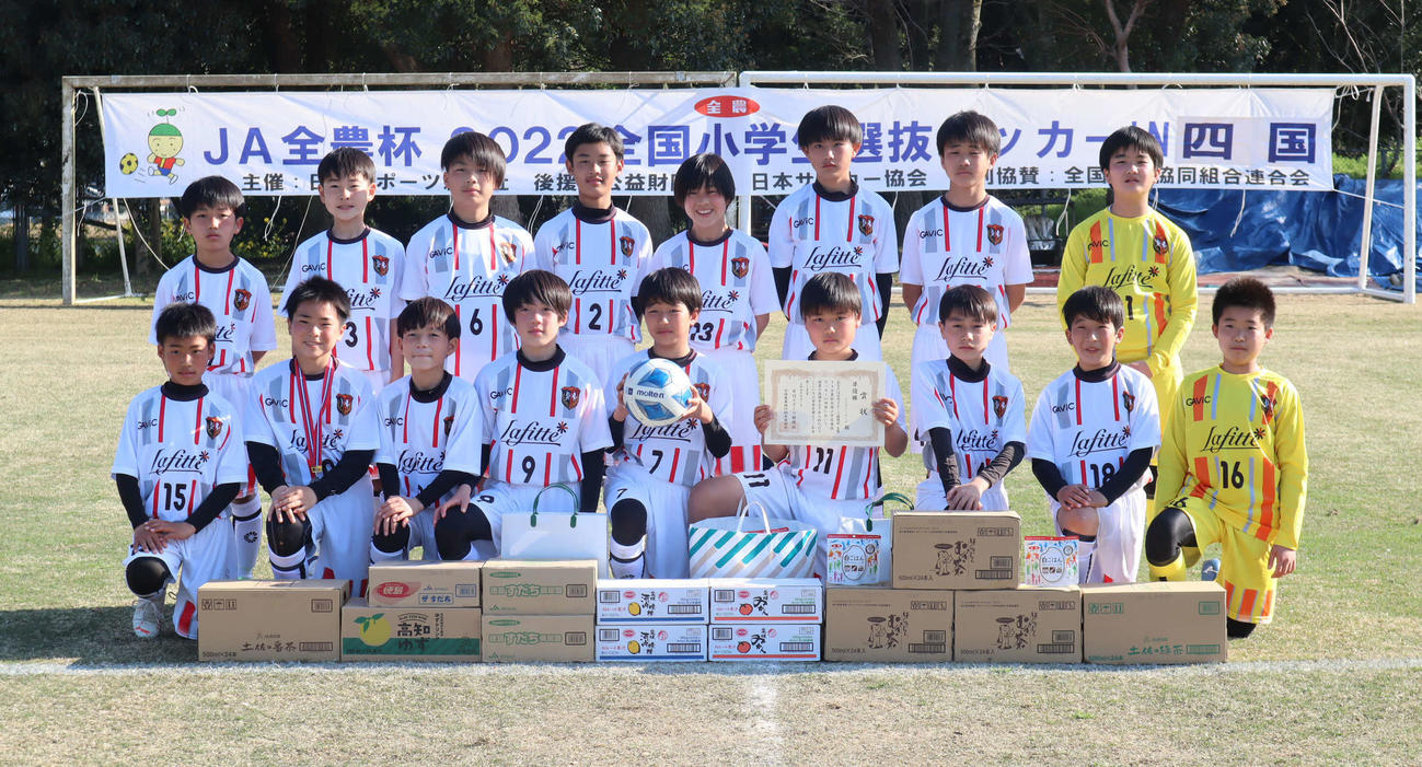 惜しくも準優勝のFCゼブラキッズ