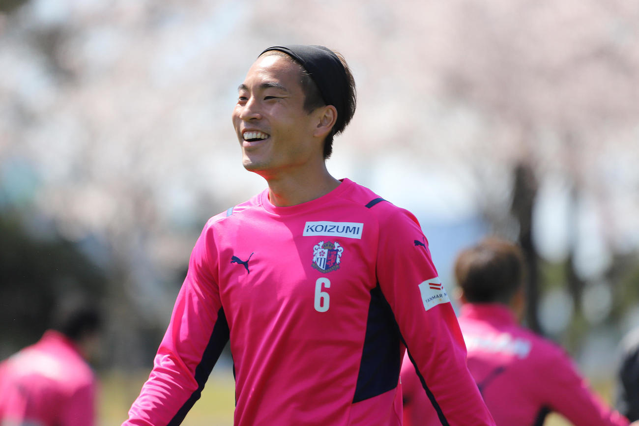古巣柏戦に燃えるC大阪山中（Ｃ）CEREZO OSAKA