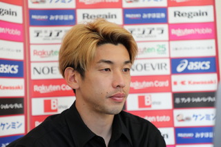 オンライン取材に応じた神戸大迫（C）VISSEL KOBE