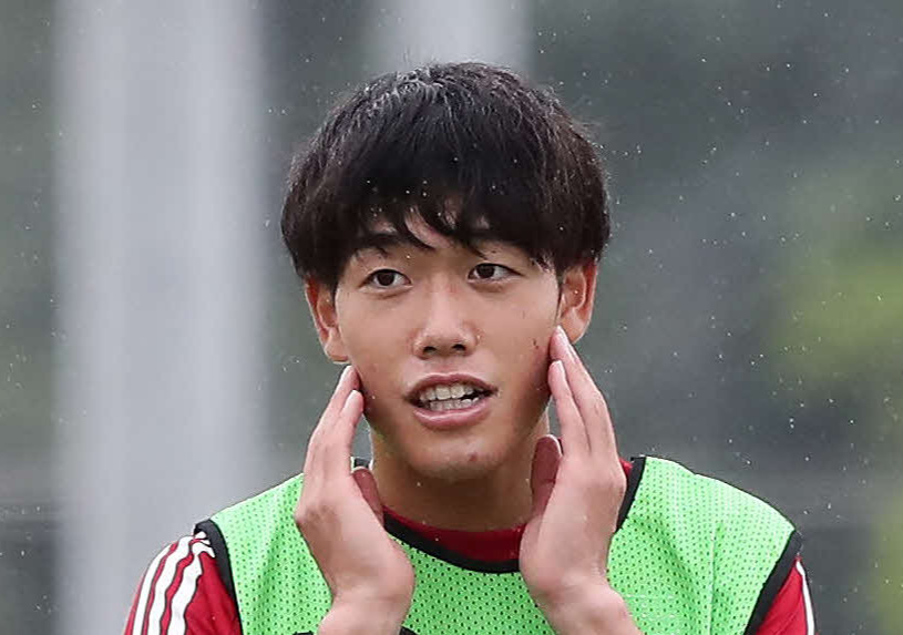 鹿島FW染野唯月（2020年7月15日撮影）