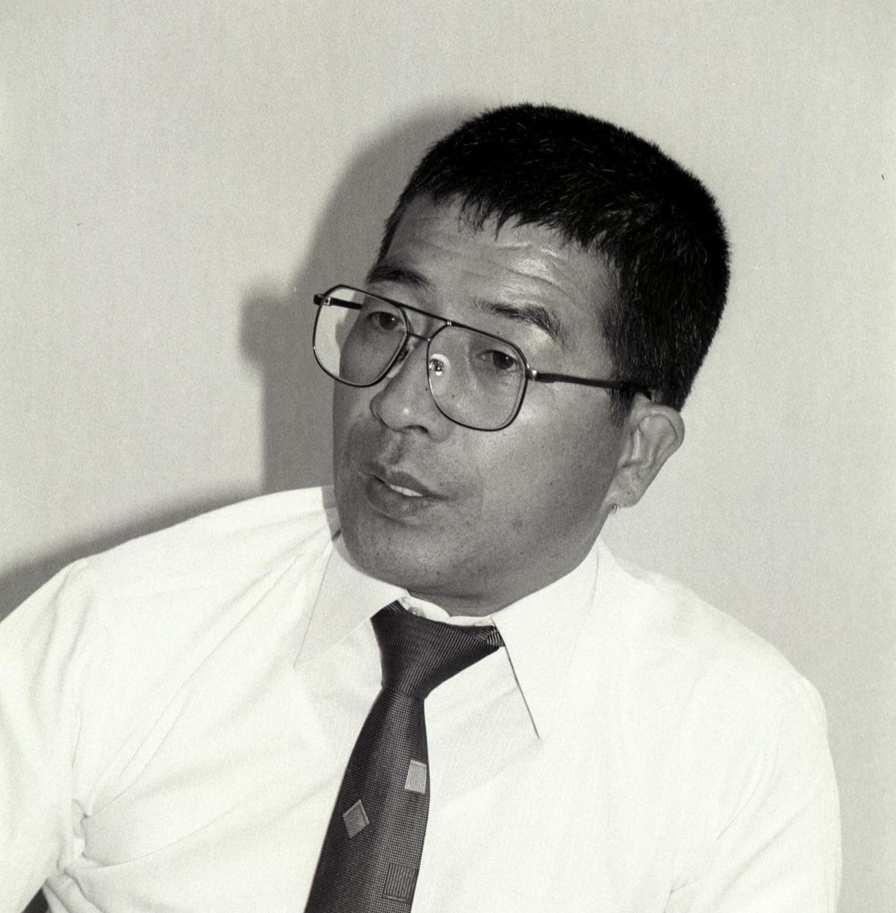 松下電器監督時代の水口洋次氏（1988年撮影）