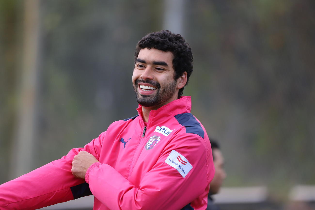 古巣福岡戦に備えるC大阪ブルーノ・メンデス（C）CEREZO OSAKA