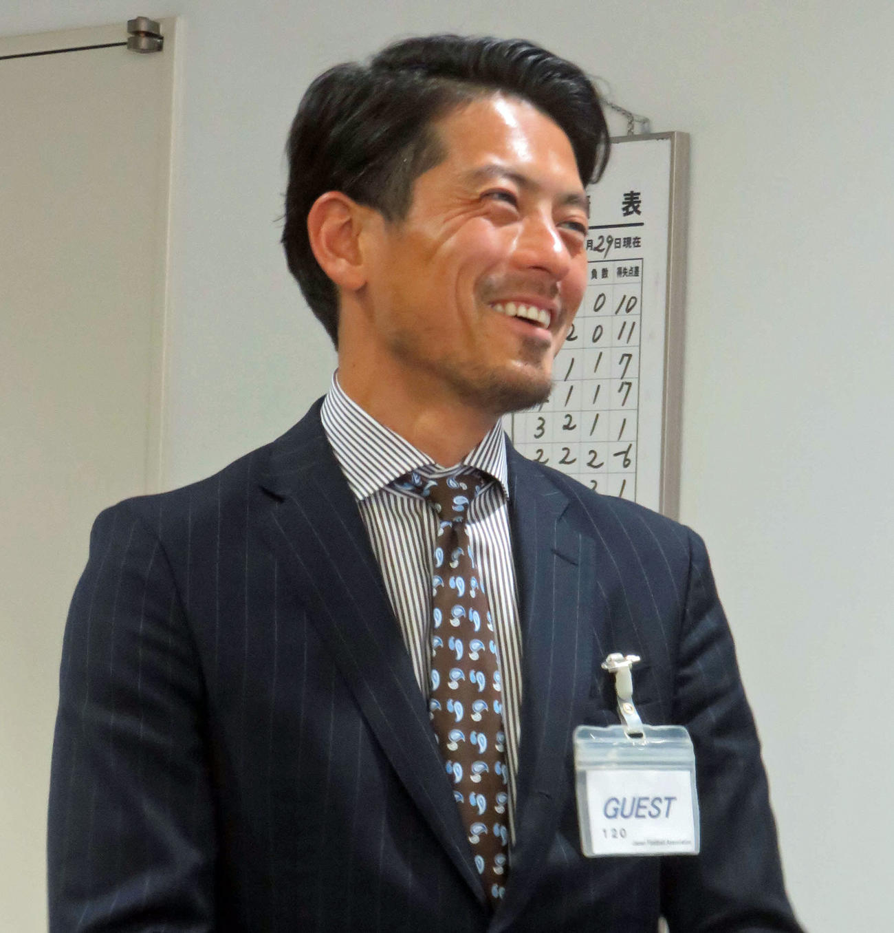 鈴木啓太氏（17年5月2日撮影）