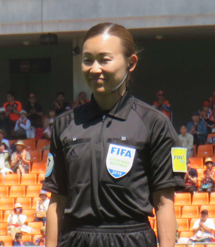 手代木直美審判員（2019年5月19日撮影）