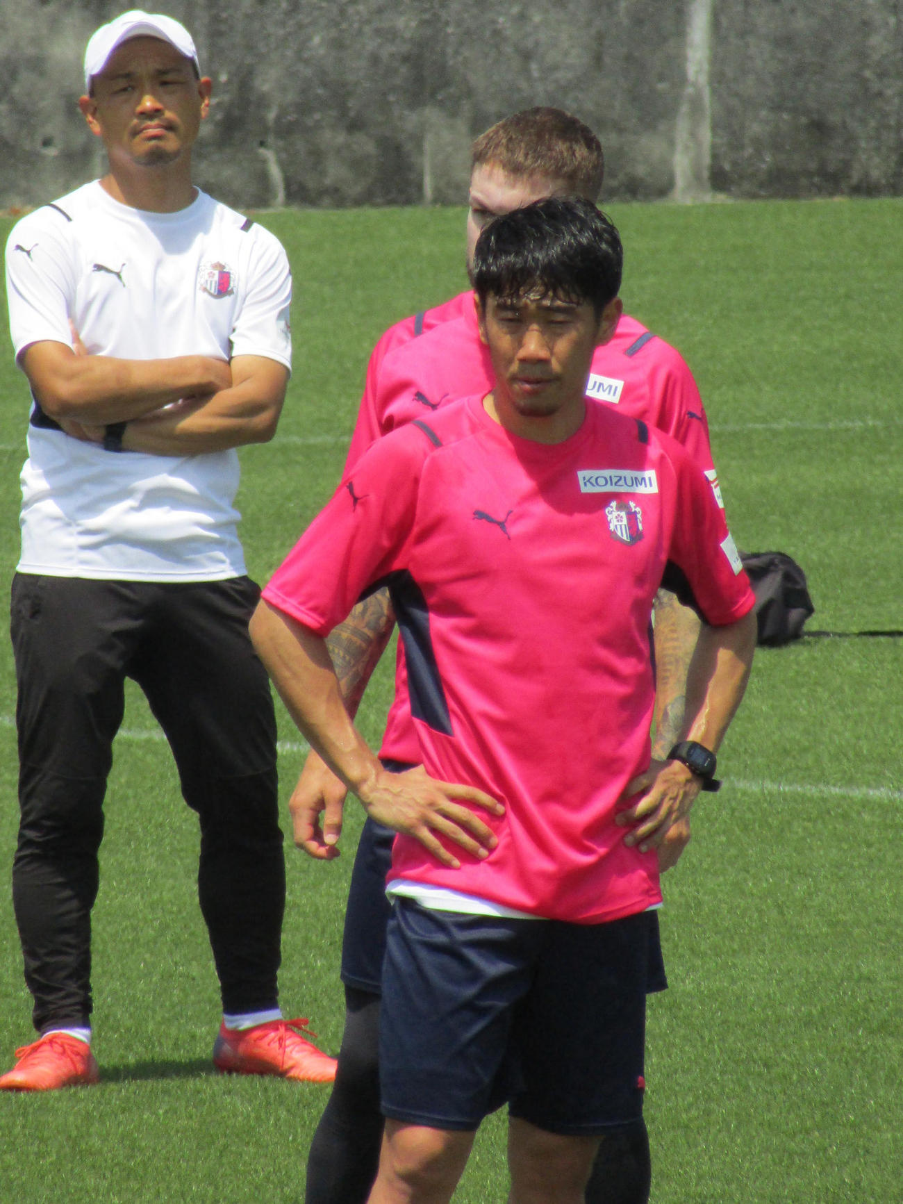 2週連続で古巣C大阪の練習に参加した香川真司