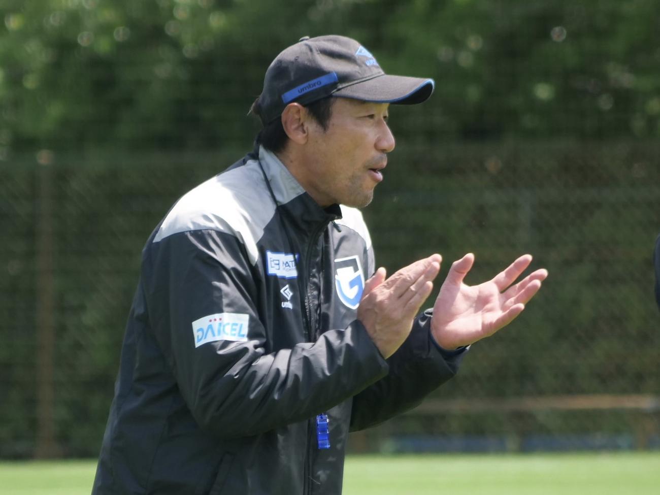 東京戦に備えるG大阪片野坂監督（C）GAMBA OSAKA