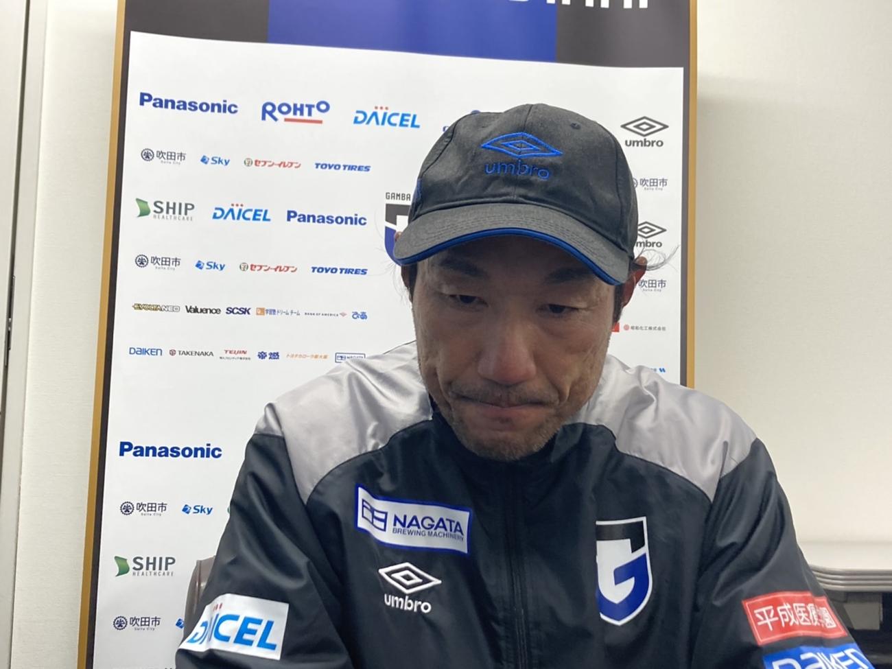 東京戦に備えるG大阪片野坂監督（C）GAMBA OSAKA