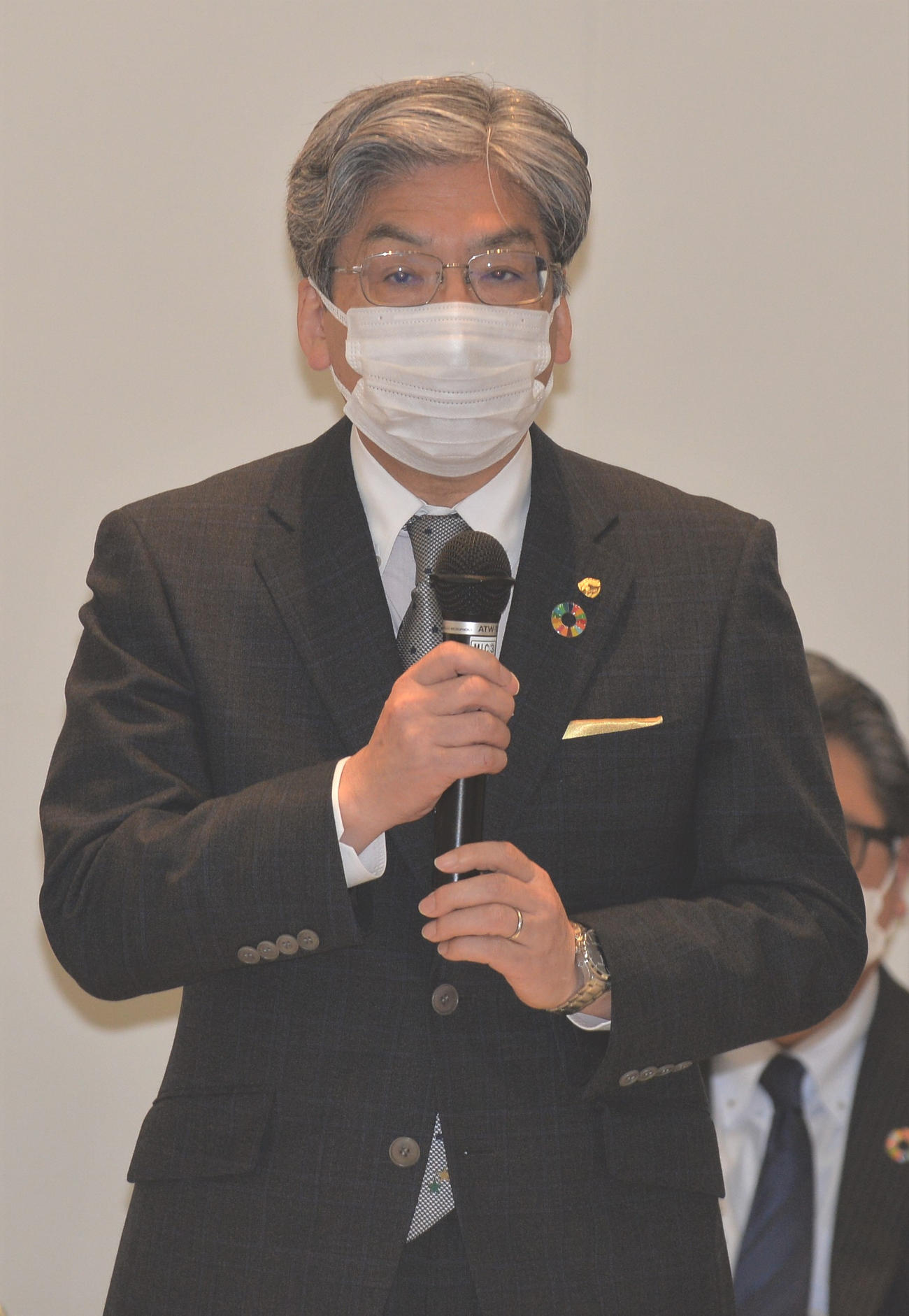 株主総会に出席した仙台の佐々木社長