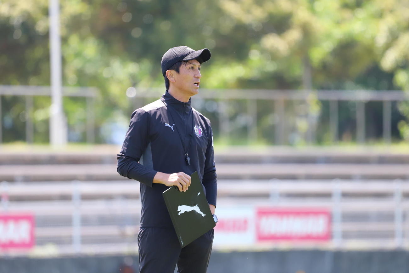 鳥栖戦に備えるC大阪の小菊昭雄監督（C）CEREZO OSAKA