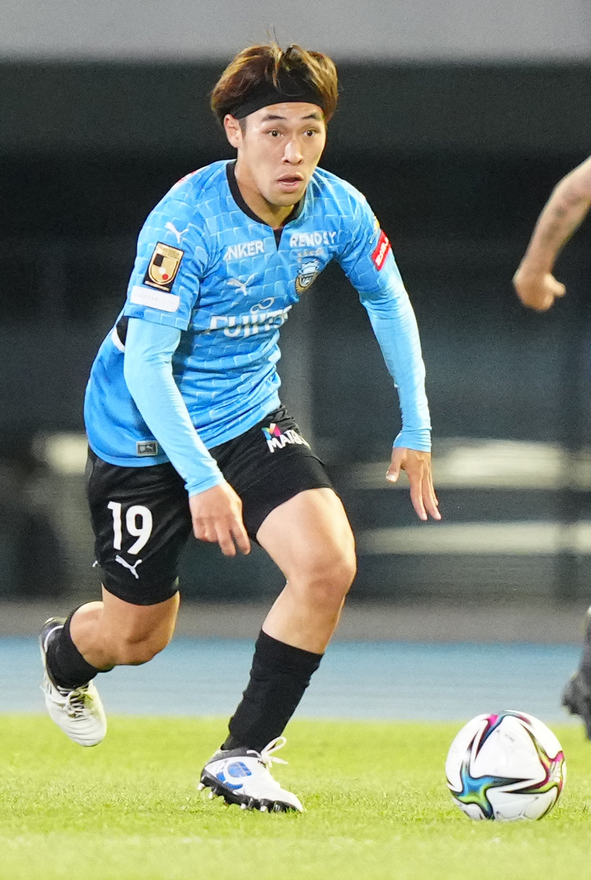 川崎F遠野大弥（2022年4月9日撮影）
