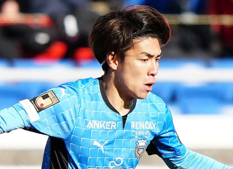 川崎F・MF瀬古樹（2022年2月12日撮影）