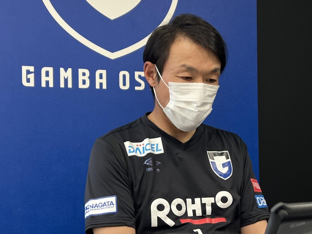 天皇杯初戦に備えるG大阪片野坂監督（C）GAMBA OSAKA
