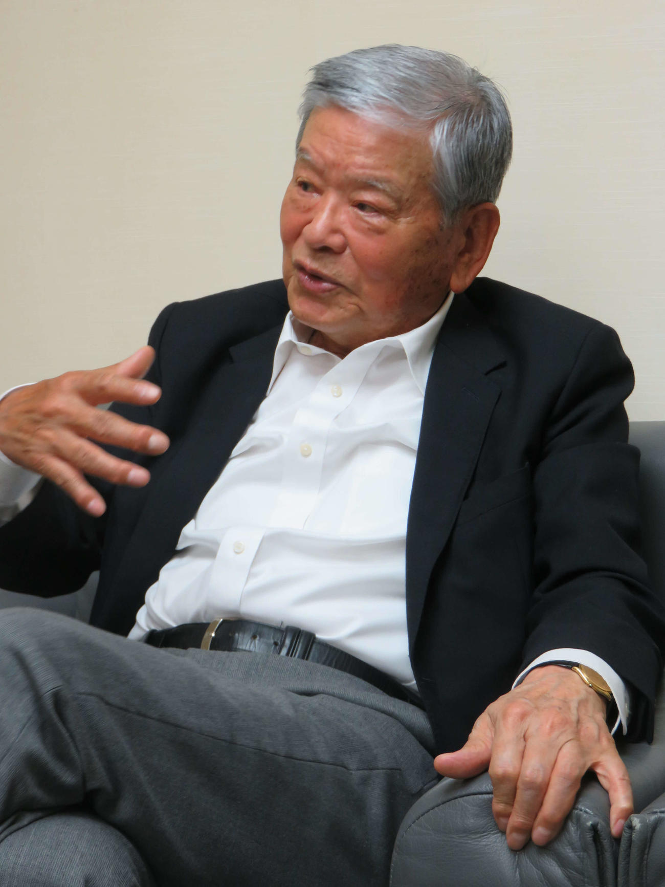 W杯日韓大会について語る、当時Jリーグチェアマンで日本協会副会長だった川淵三郎氏