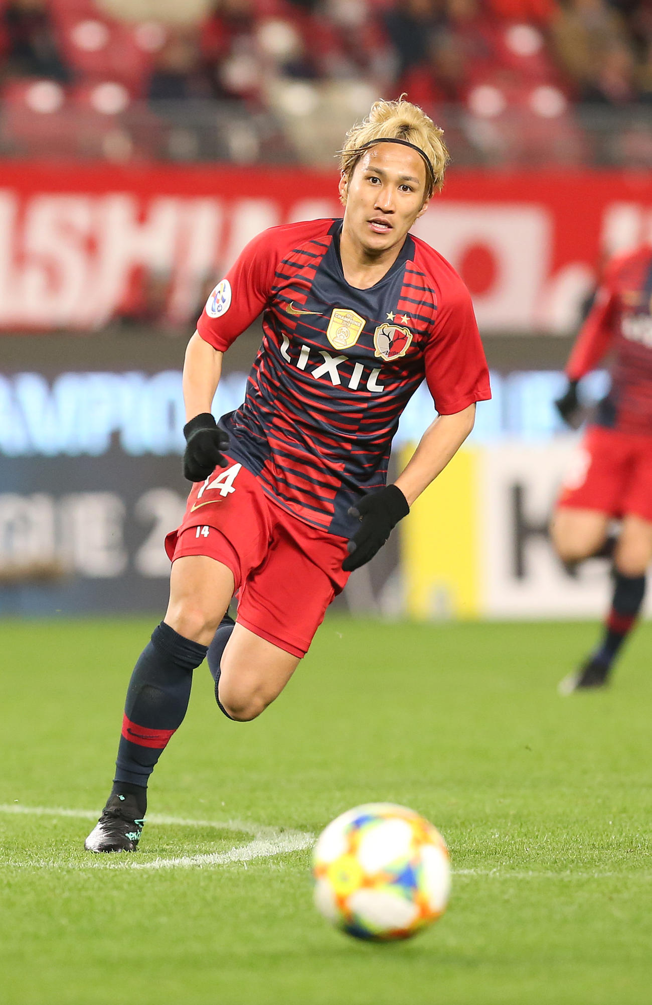 鹿島時代のFW金森健志（2019年3月5日撮影）