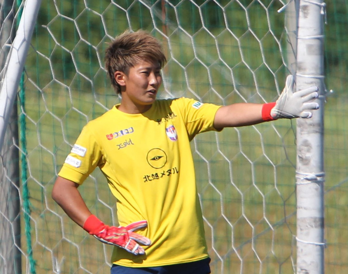 新潟レディースGK平尾知佳（2021年9月撮影）