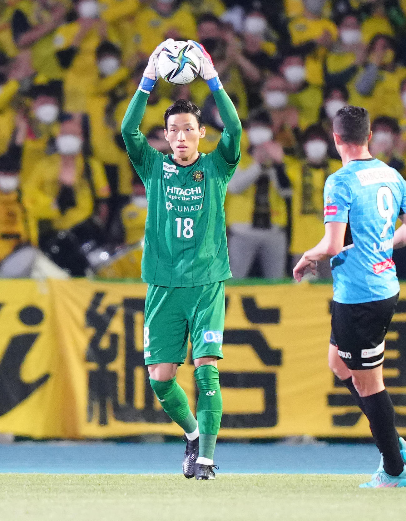 柏GKキム・スンギュ（2022年4月9日撮影）