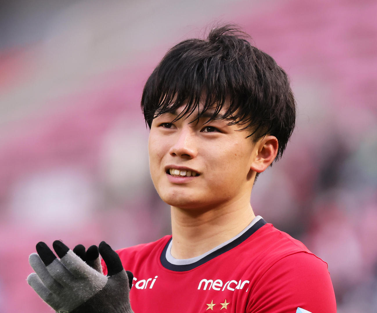 FW上田綺世（2022年3月19日撮影）