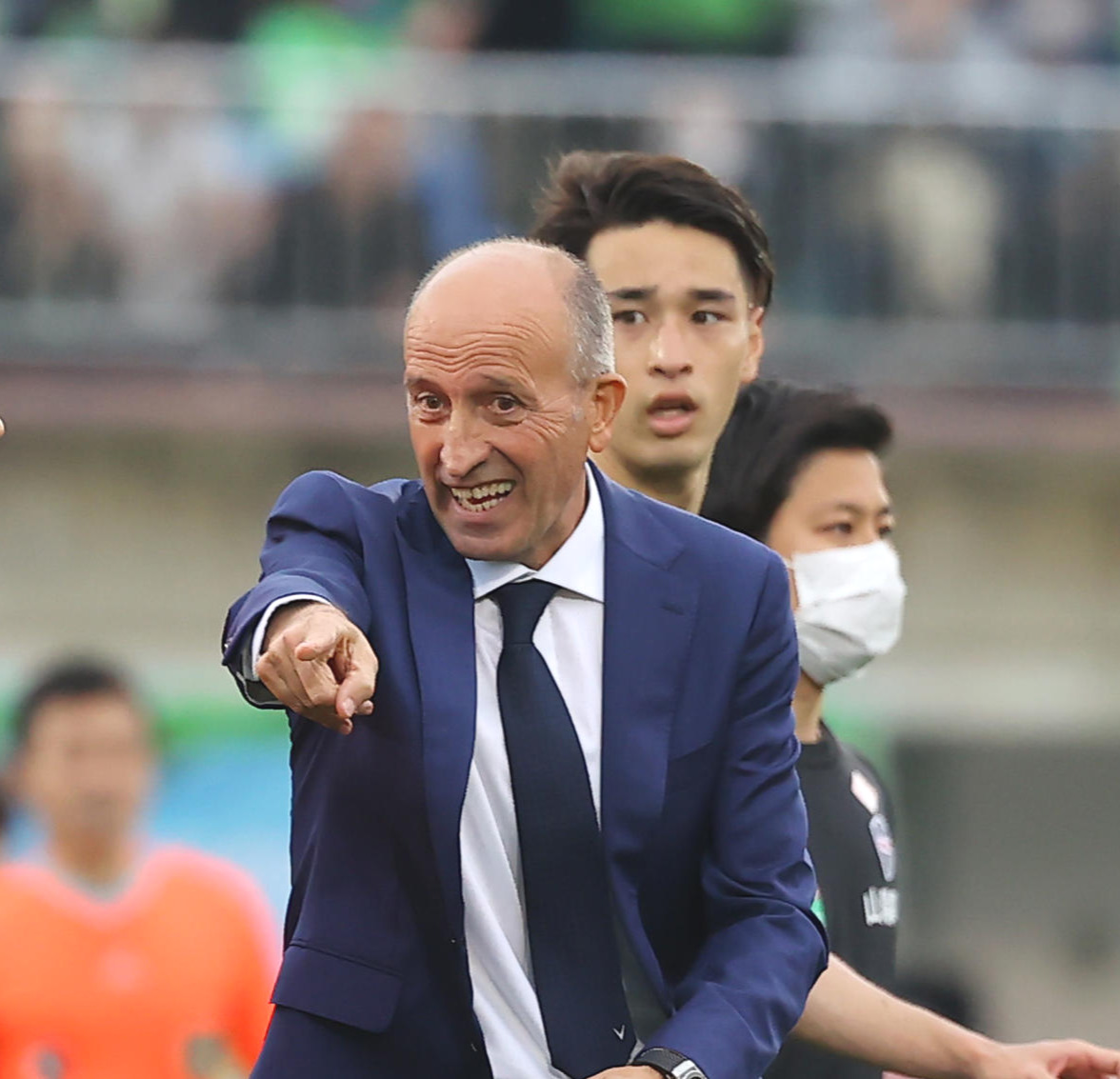 解任された神戸ロティーナ監督（2022年5月撮影）