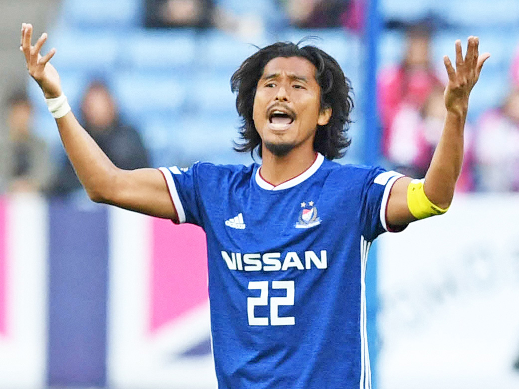 横浜DF中沢佑二（2018年12月1日撮影）