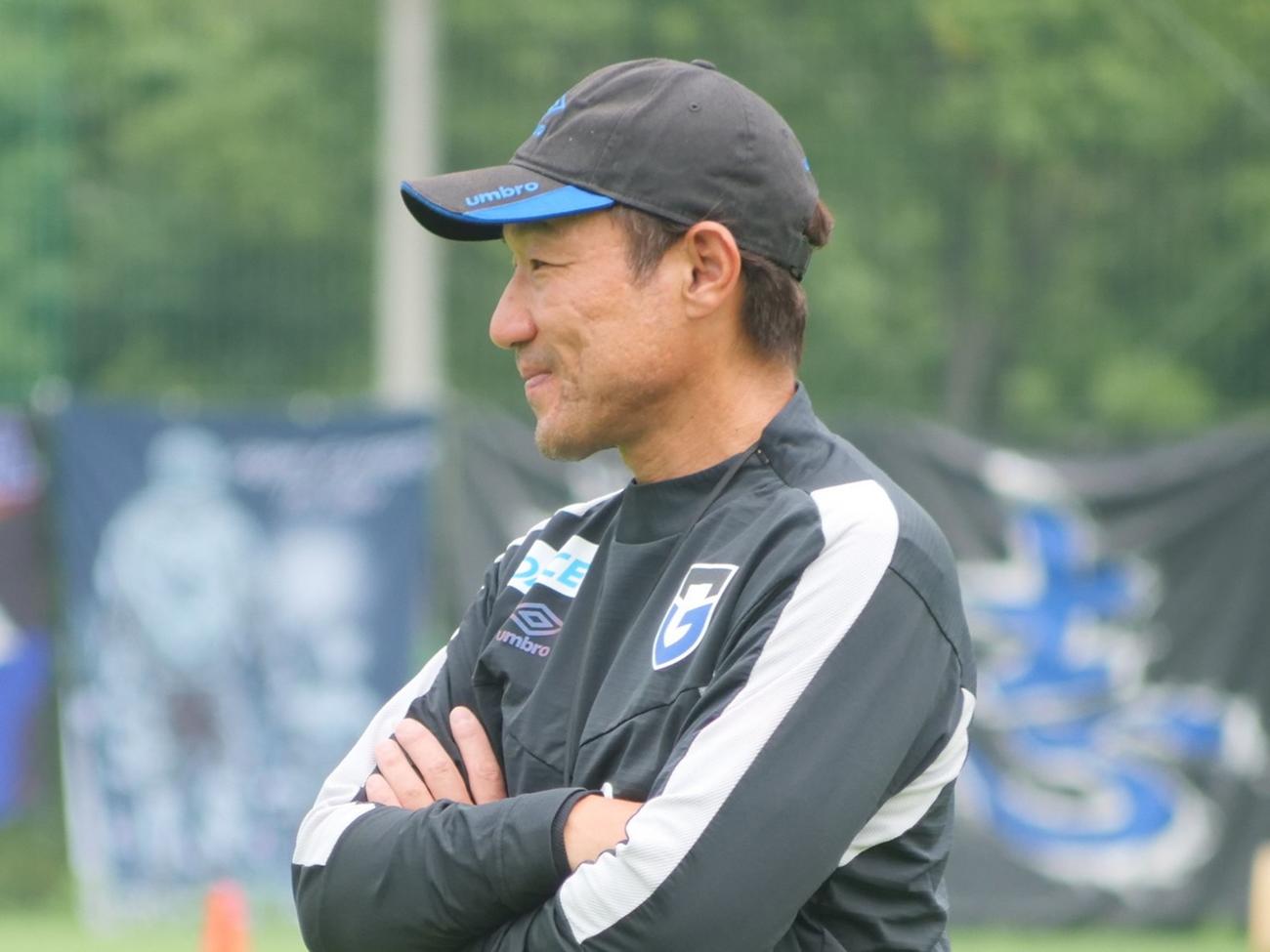 大阪ダービーに備えるG大阪片野坂監督（C）GAMBA OSAKA