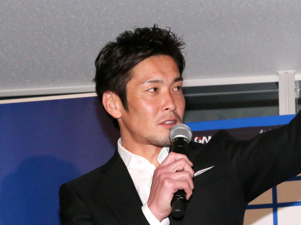 元G大阪の加地亮氏（撮影・上山淳一）