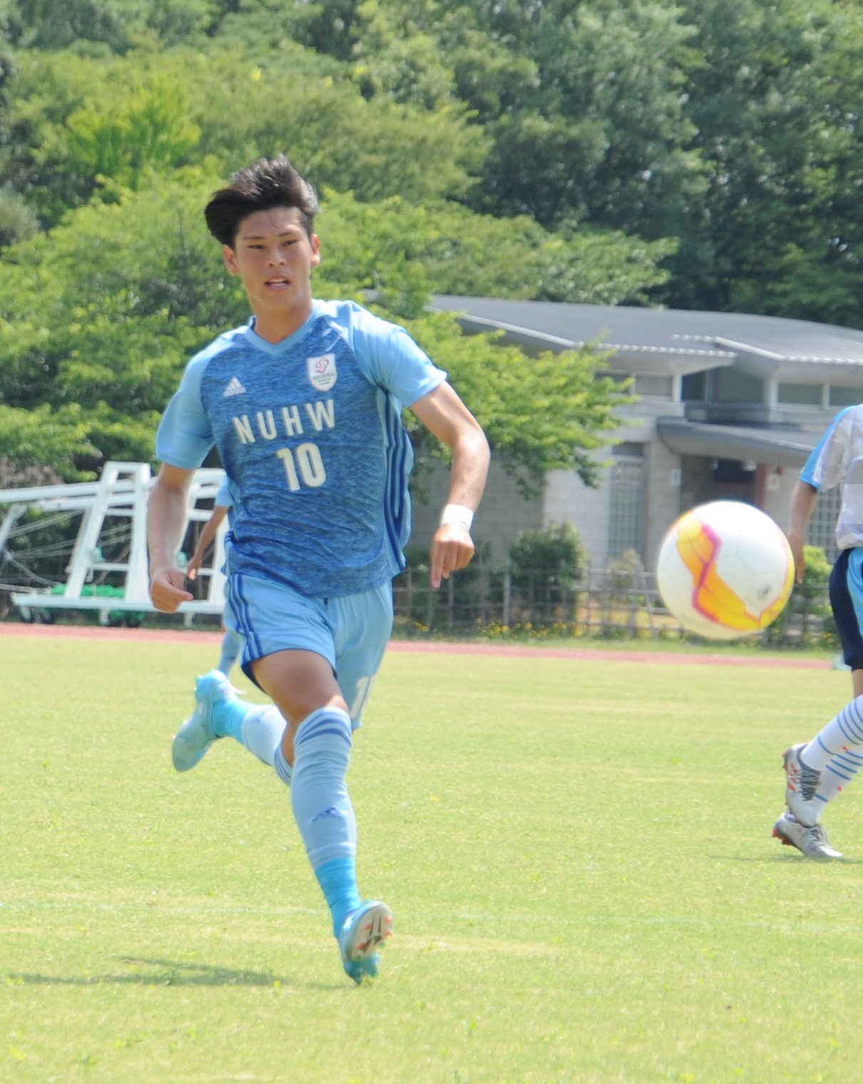 総理大臣杯北信越予選決勝でプレーする小森