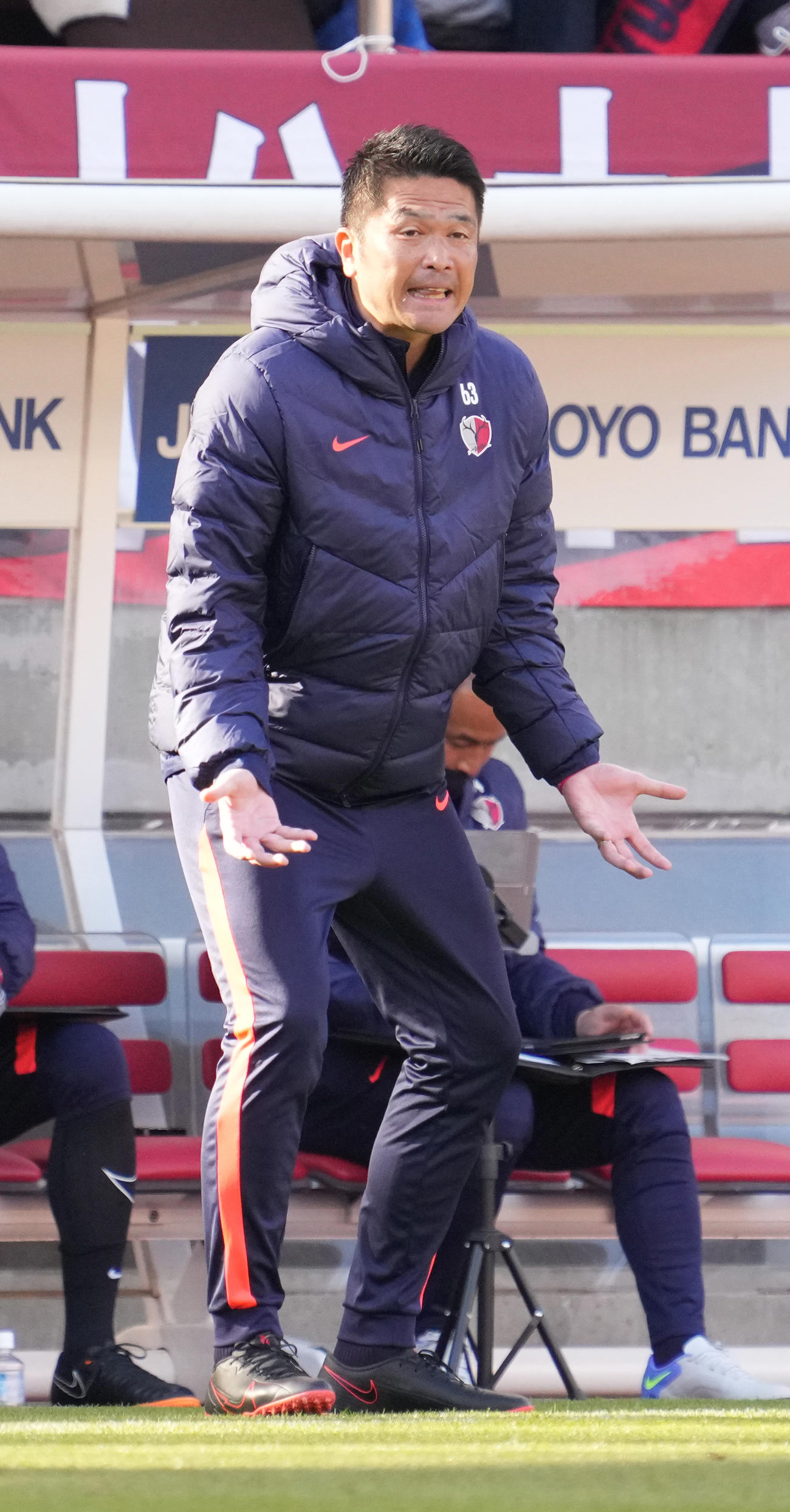 鹿島岩政大樹監督（2022年2月26日撮影）