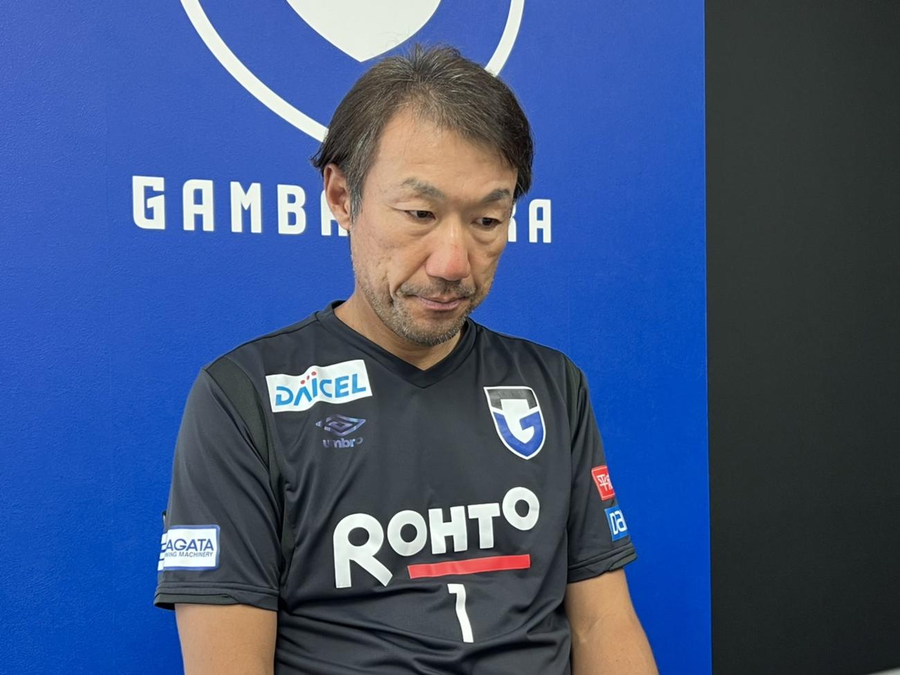 清水戦に備えるG大阪片野坂監督（C）GAMBA OSAKA
