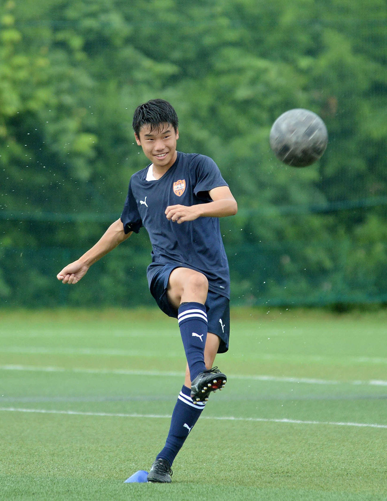 得点王を目標に掲げた清水ジュニアユースFW中村扇
