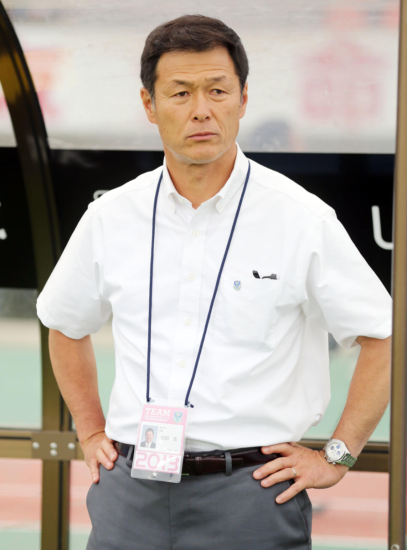 G大阪松田浩新監督（2013年6月1日撮影）