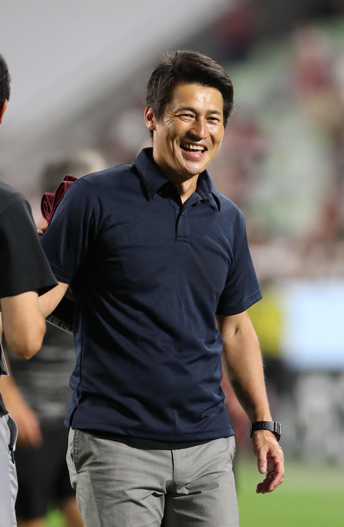 神戸吉田孝行監督（2022年7月6日撮影）