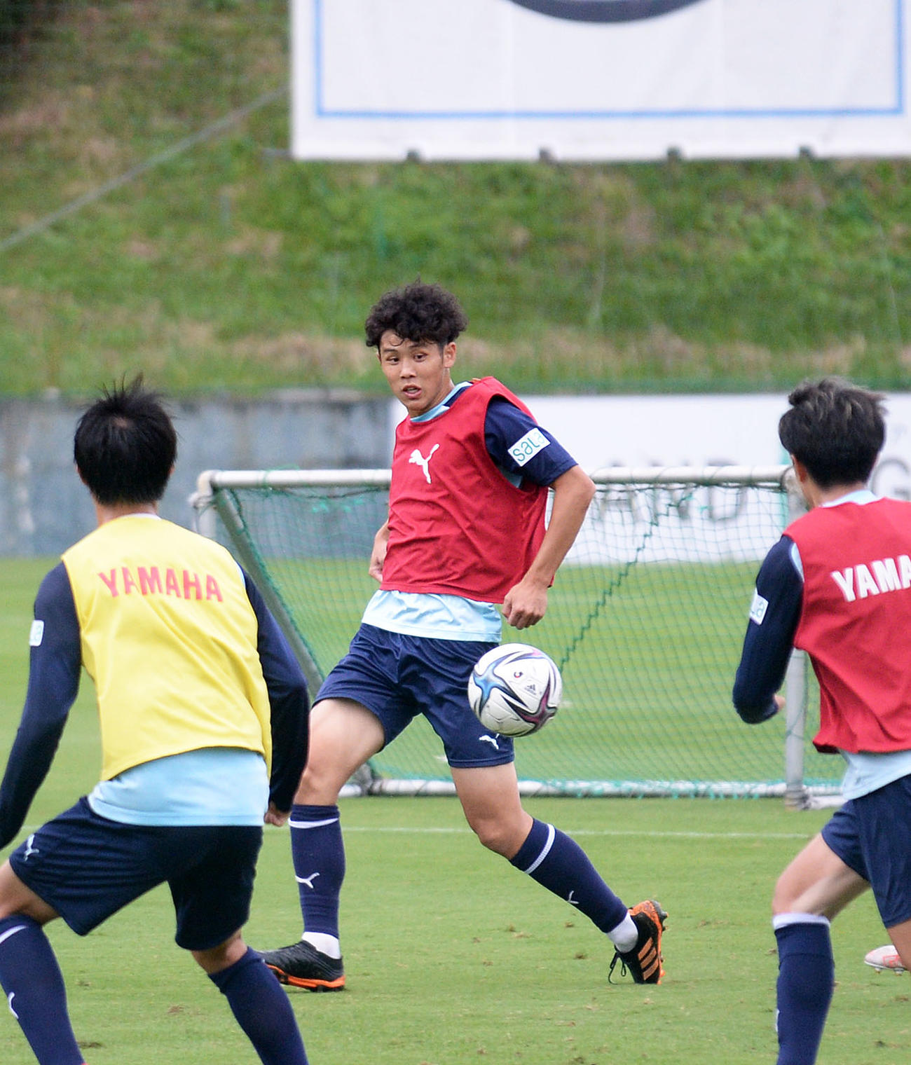 磐田DF森岡（2021年10月撮影）