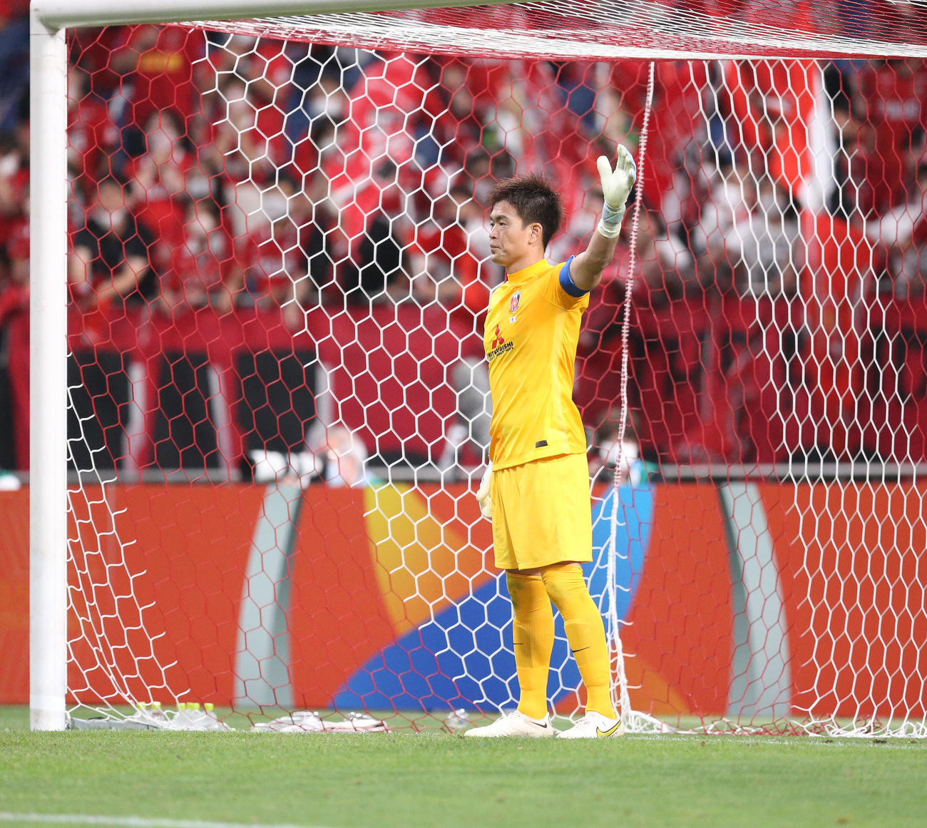 浦和対全北　PK戦に挑む浦和西川（撮影・宮地輝）