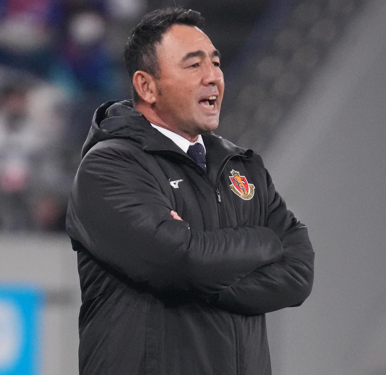 名古屋・長谷川健太監督（2022年4月20日撮影）