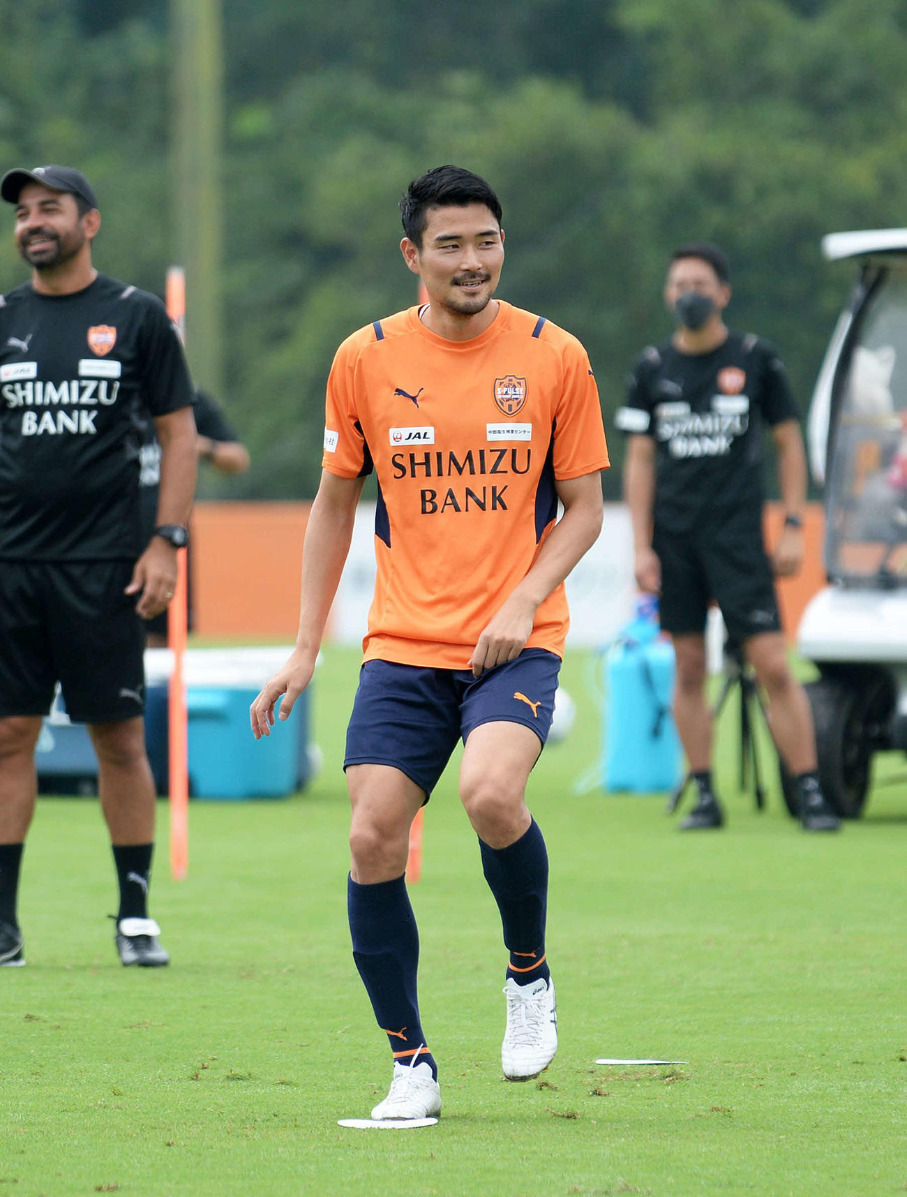 完封勝利へ意欲を示した清水鈴木義