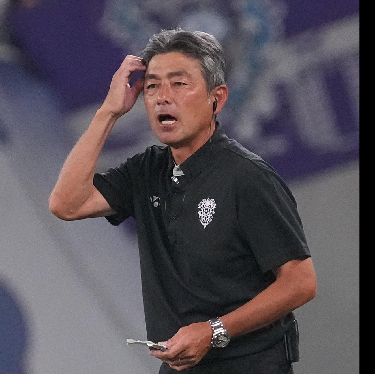 長谷部茂利監督（2022年7月2日撮影）