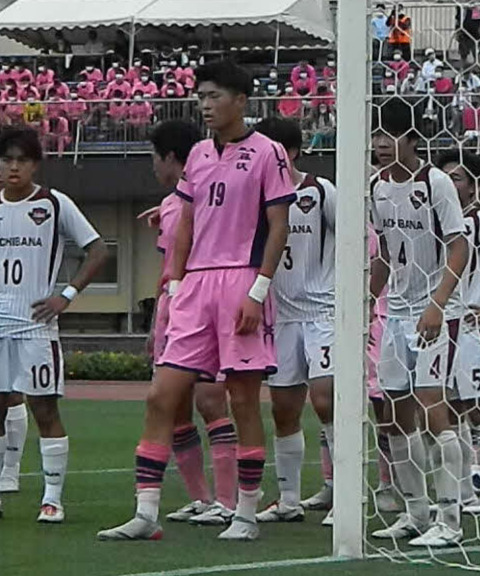 198センチの日大藤沢FW森重陽介（2022年6月18日撮影）