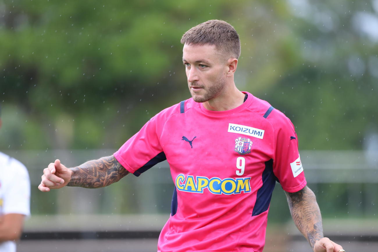 鳥栖戦に向け調整するC大阪タガート（C）CEREZO OSAKA