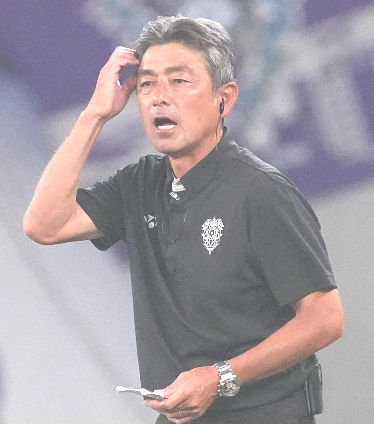 長谷部茂利監督（2022年7月2日撮影）