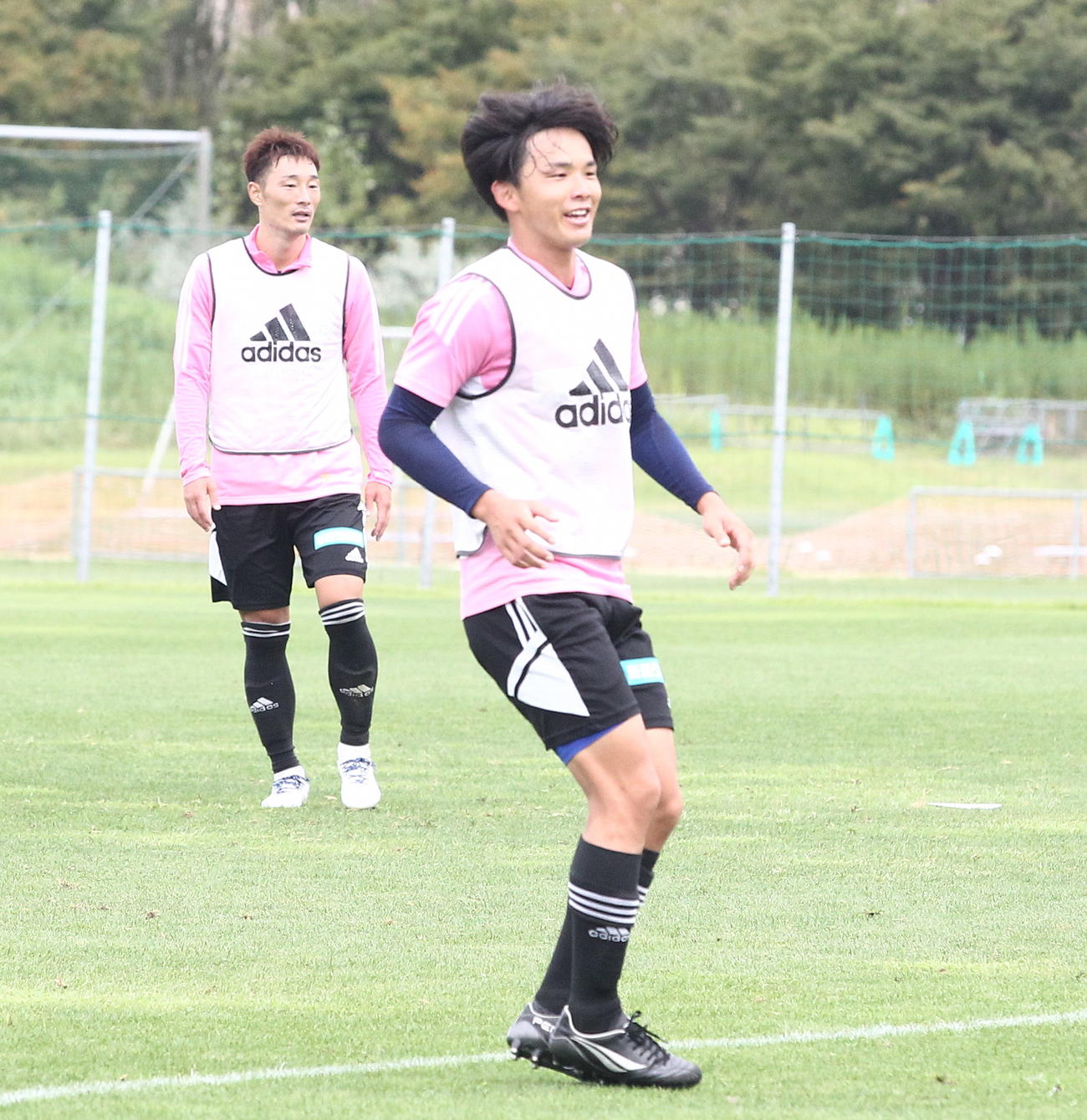 大宮戦に向け調整する藤原