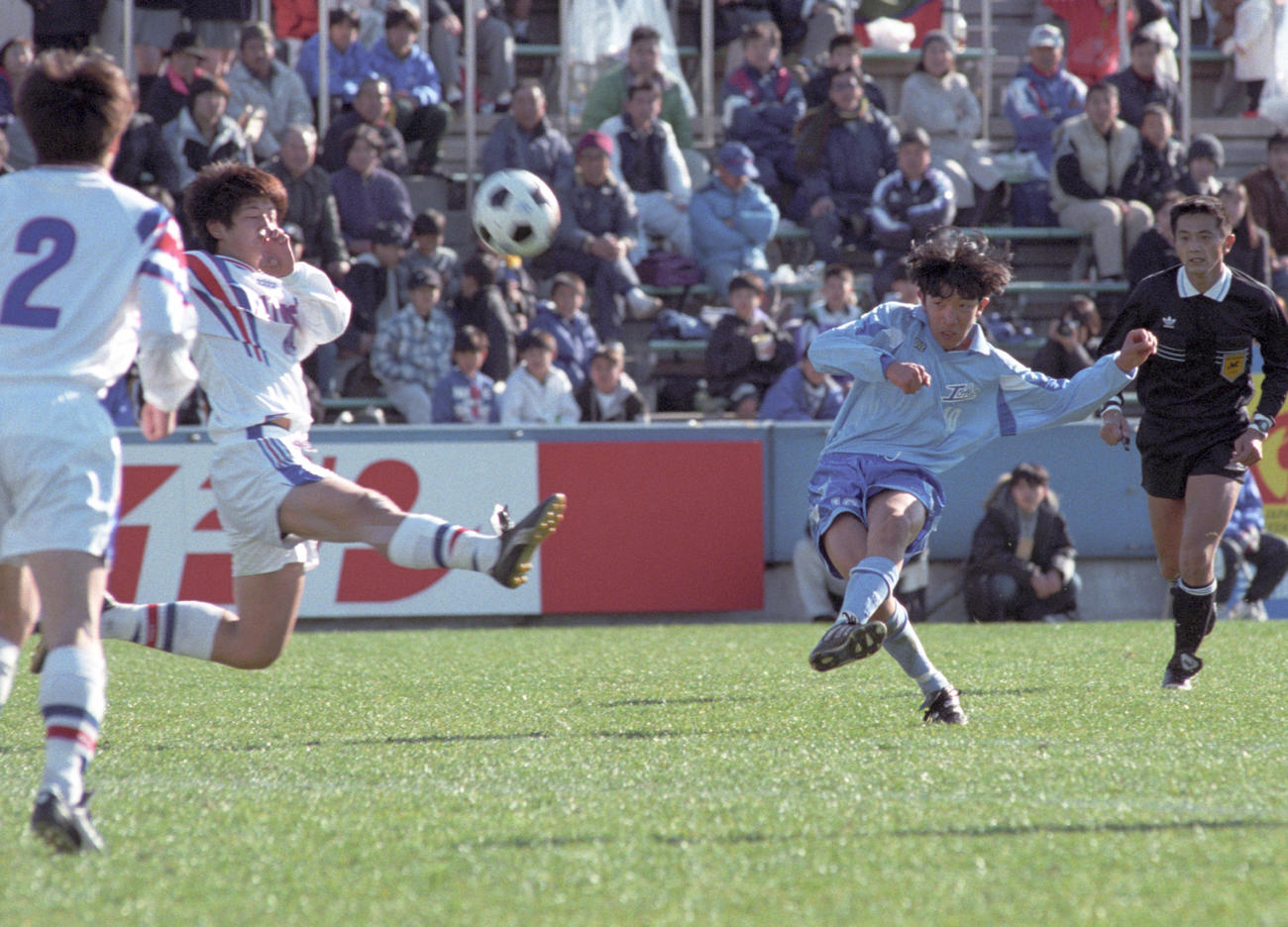 97年1月3日、第75回全国高校サッカー　桐光学園対松商学園