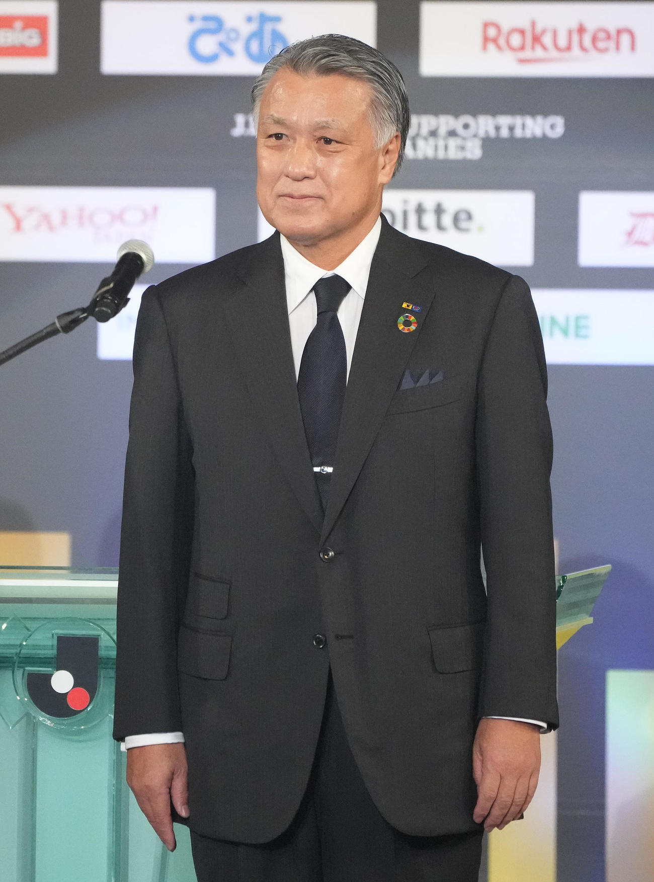 日本サッカー協会の田嶋幸三会長（2021年12月6日撮影）