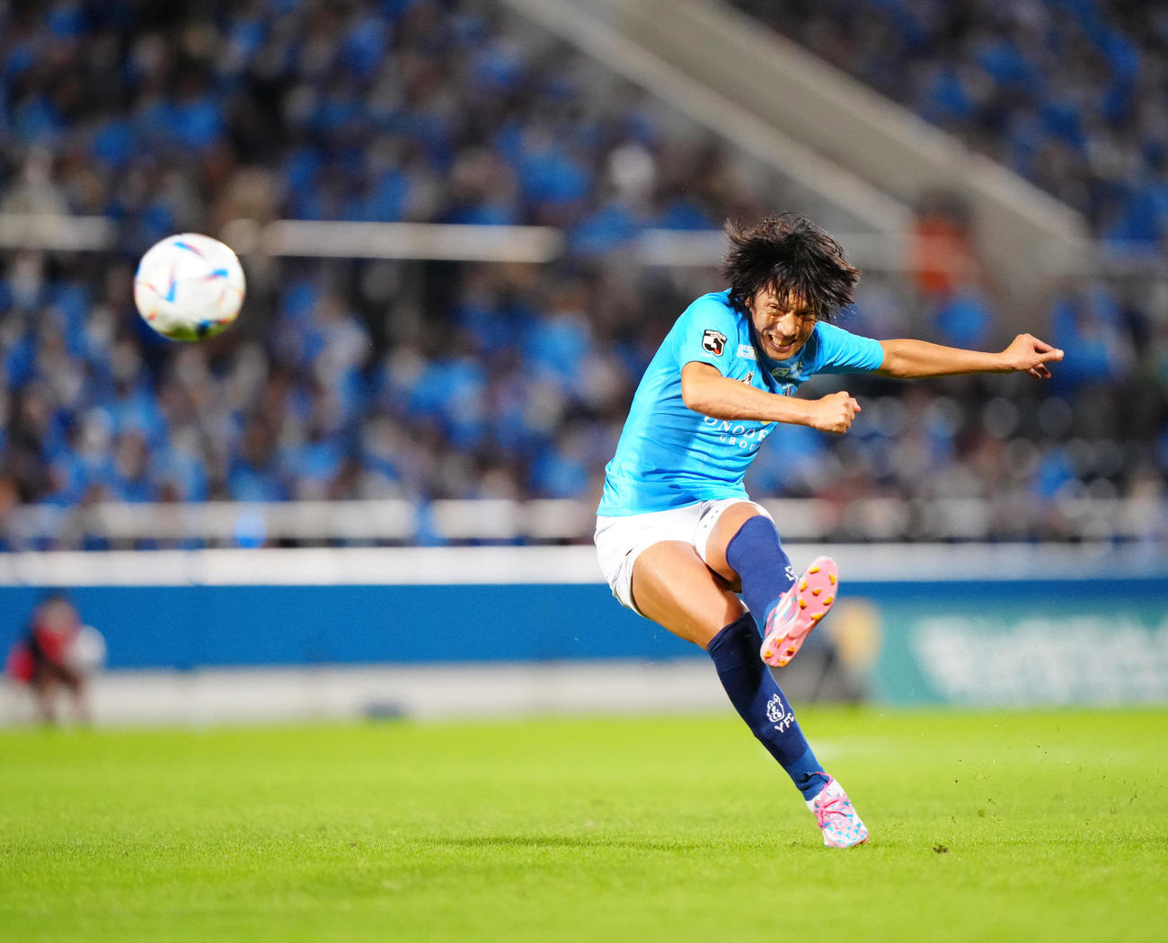 横浜FC中村俊輔（2022年10月16日撮影）