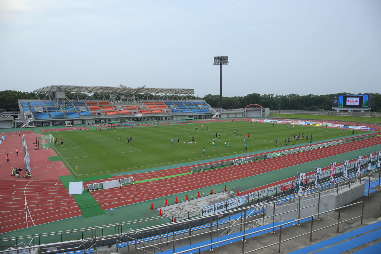 J3相模原のホーム・相模原ギオンスタジアム（20年6月27日撮影）　　