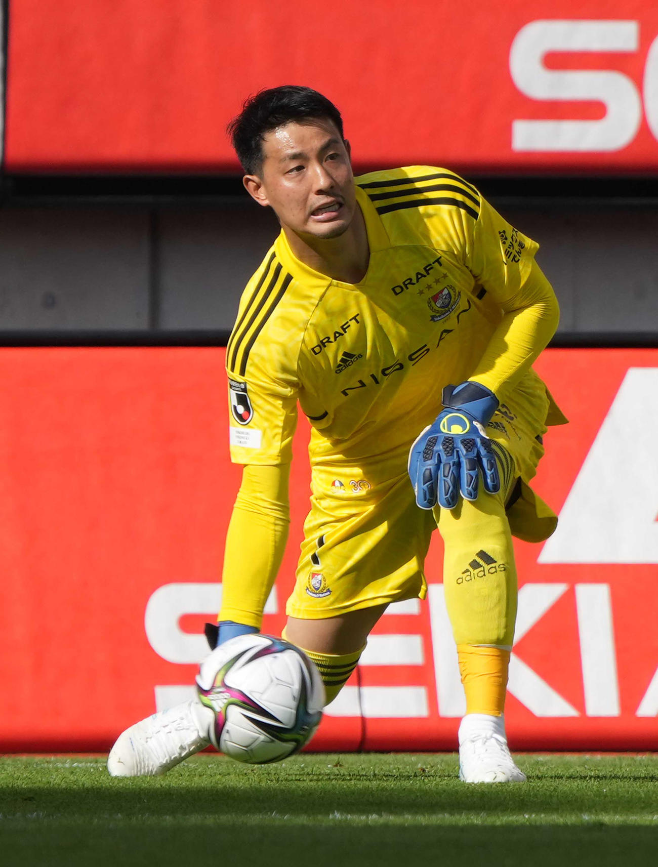 横浜GK高丘陽平（2022年4月10日撮影）