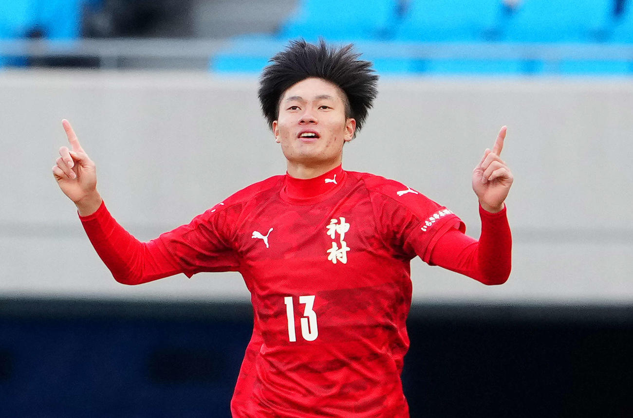 神村学園・福田師王（2021年12月撮影）