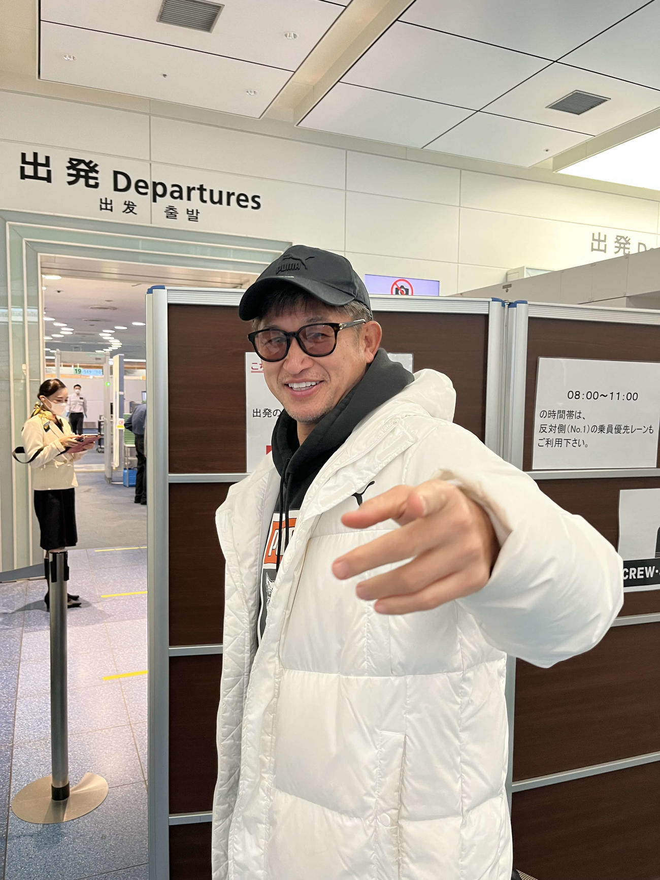 ポルトガル移籍に向けて笑顔で旅立った元日本代表FWカズ