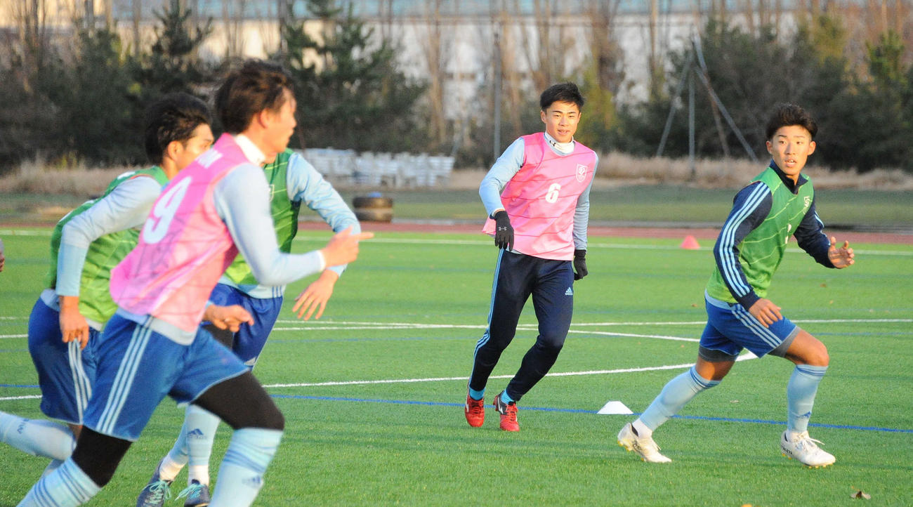 全国大会初の4強入りに向けて汗を流す新潟医療福祉大の選手たち